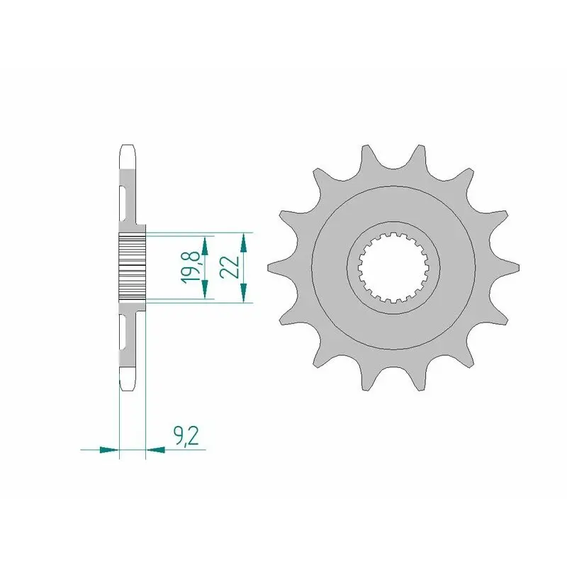 Motortandwiel Afam 520