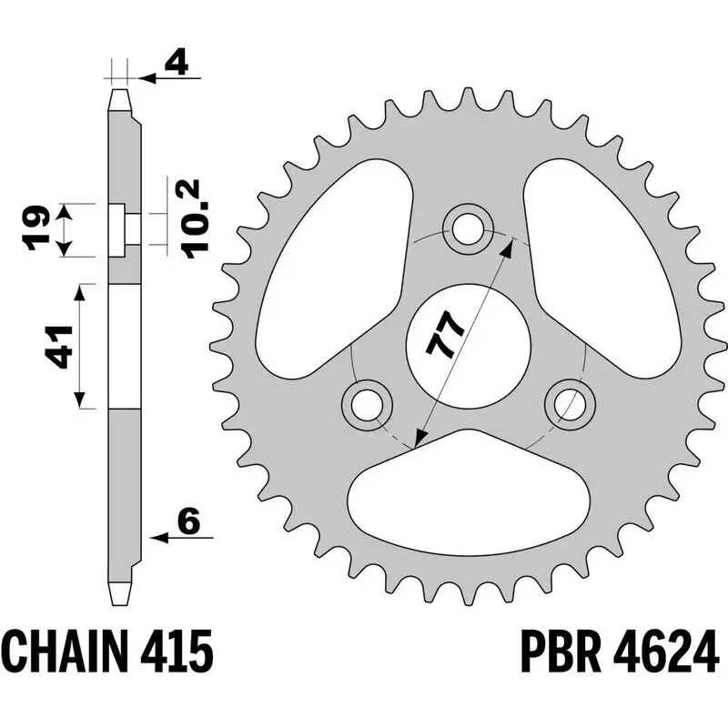 Motorfiets kroon Afam 415 KTM 50 SX