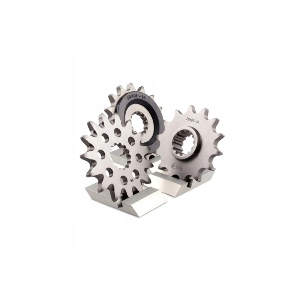 Motorradritzel mit Geräuschminderer Gummi vorne Afam 525 16 dents