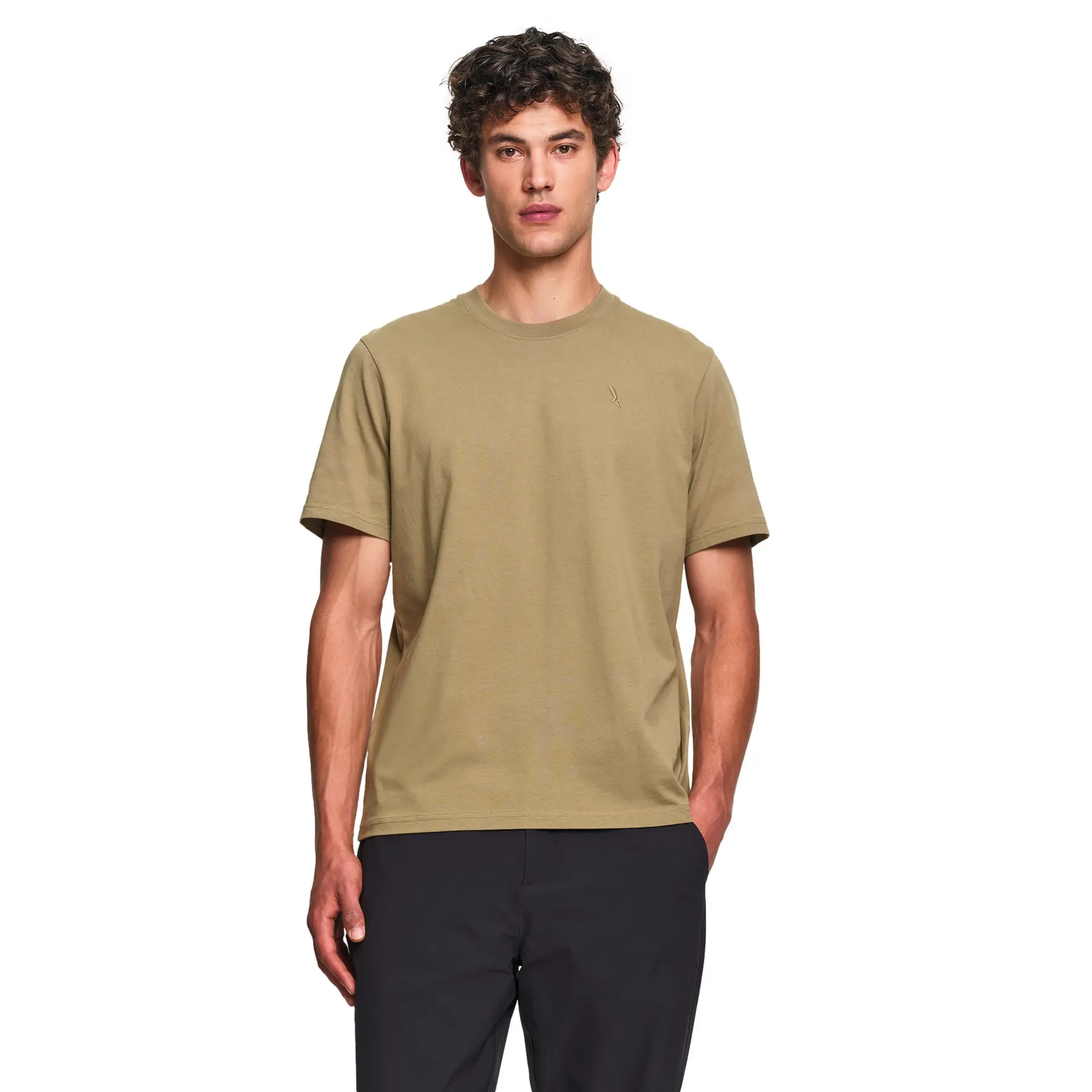 T-shirt mezzo spesso con ricamo bird
