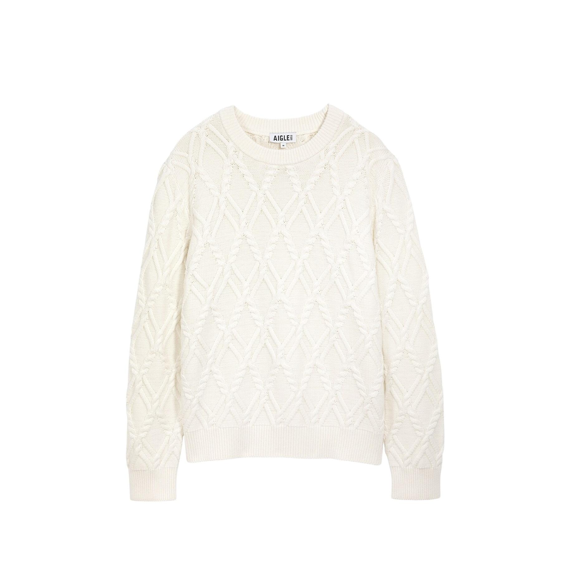 3246579167882 - Pullover mit Rundhalsausschnitt gedreht mit großer Maschenweite Aigle