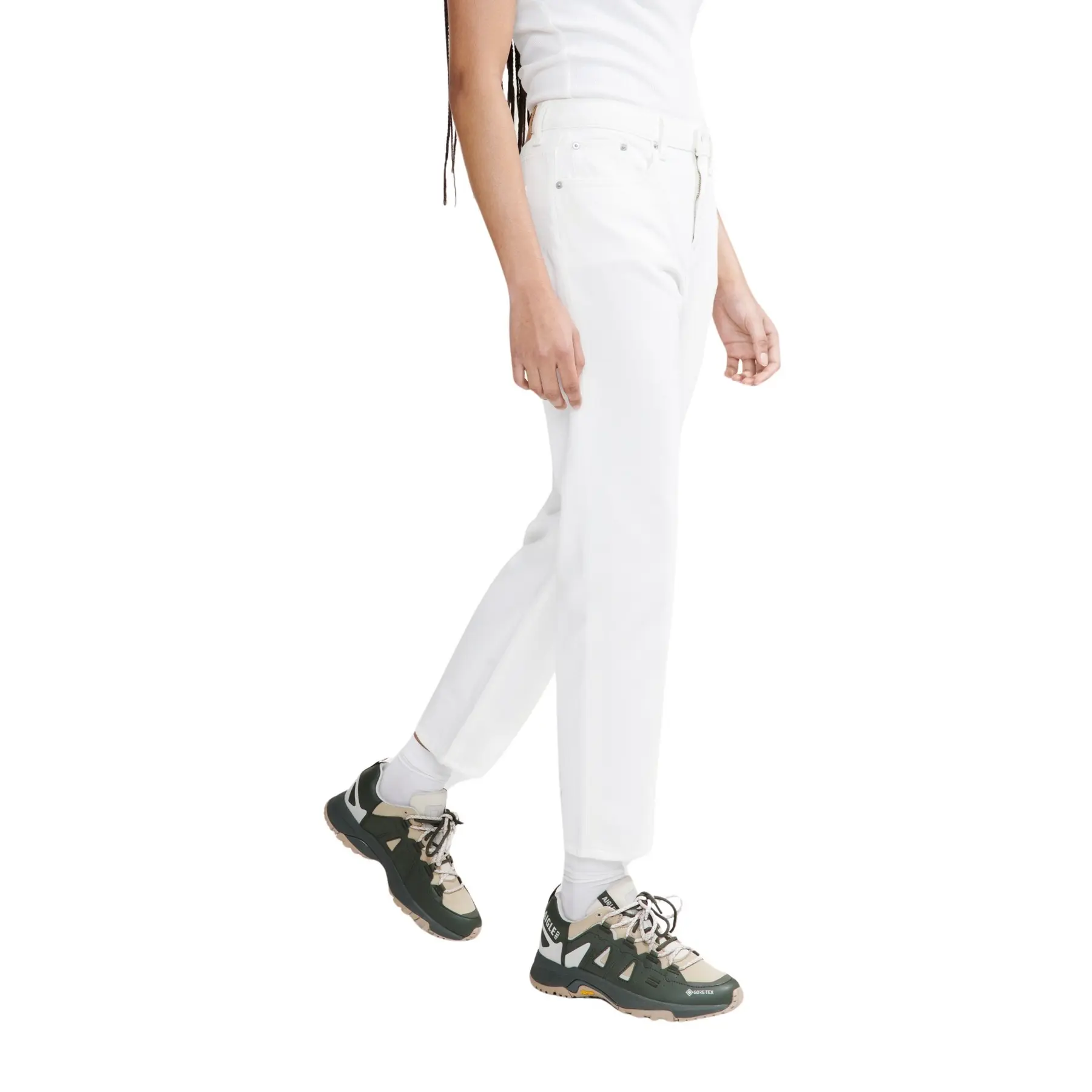 3246579362591 - Gerade geschnittene Jeans aus Baumwolle Frau Aigle