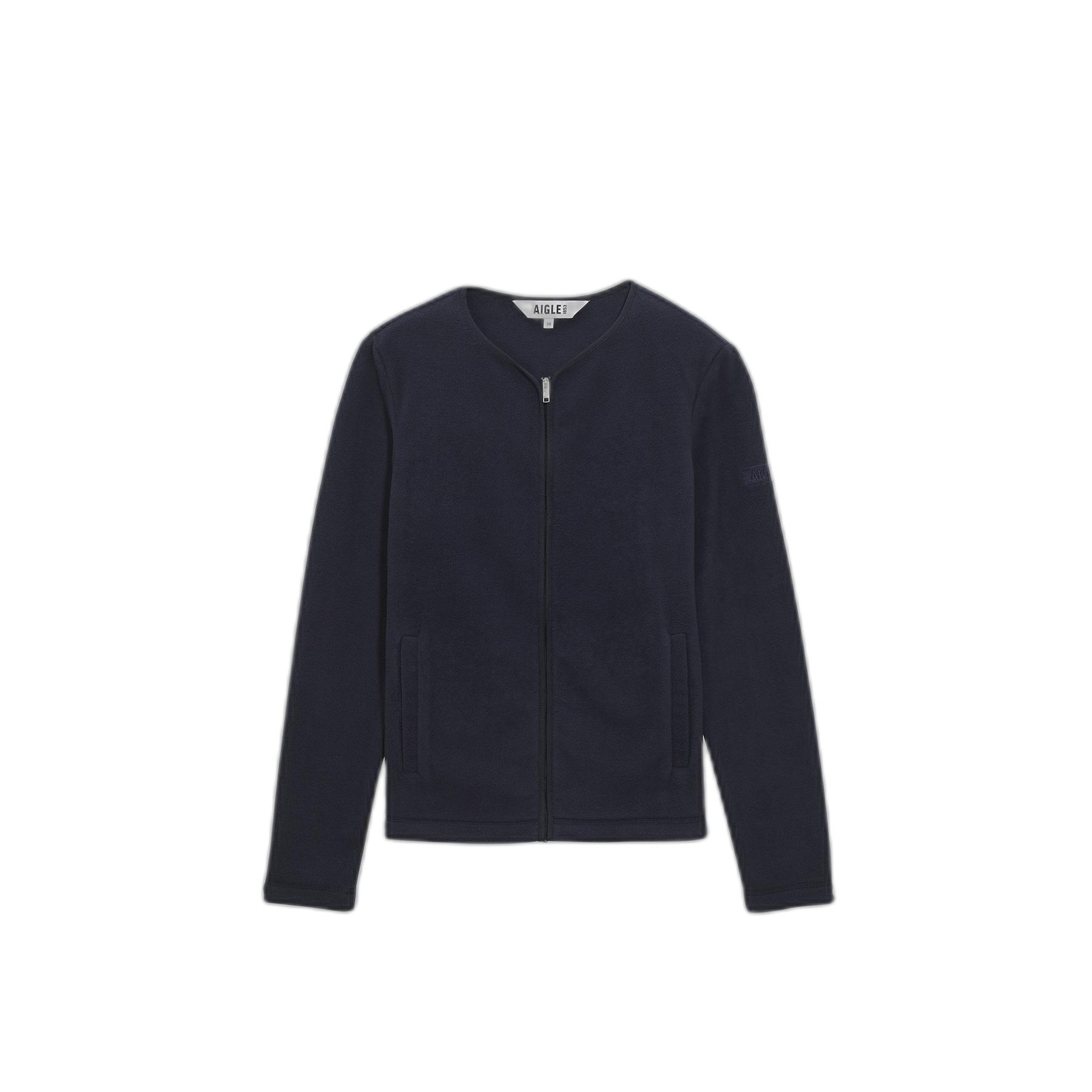 3246579477486 - Leichte warme kragenlose Damen-Fleecejacke Aigle