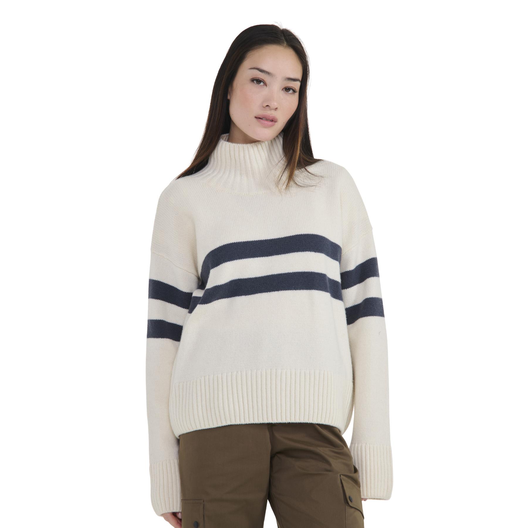 3246579477998 - Gestreifter Pullover Damen AIW24WKNI002
