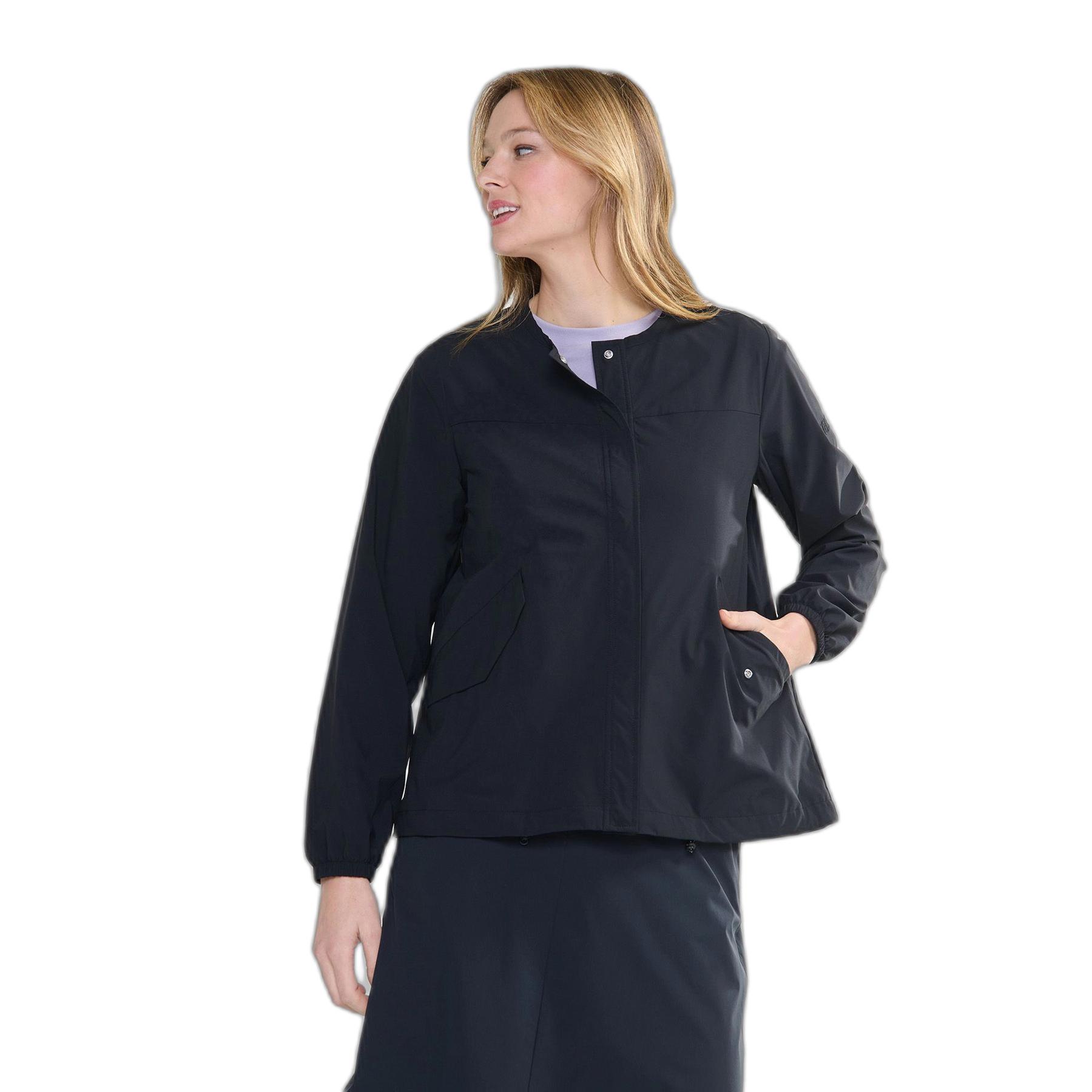 3246579693886 - Wasserdichte Jacke mit Rundhalsausschnitt Damen Aigle