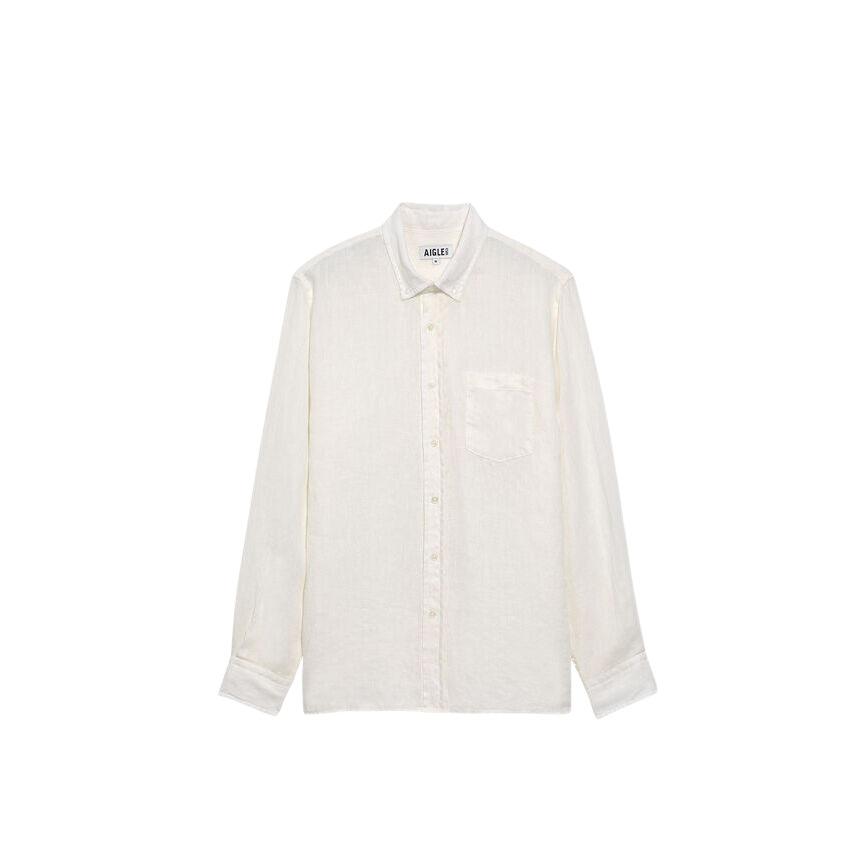 3246579631857 - Langarmhemd aus Leinen Aigle 3246579631857 - Langarmhemd aus Leinen Aigle