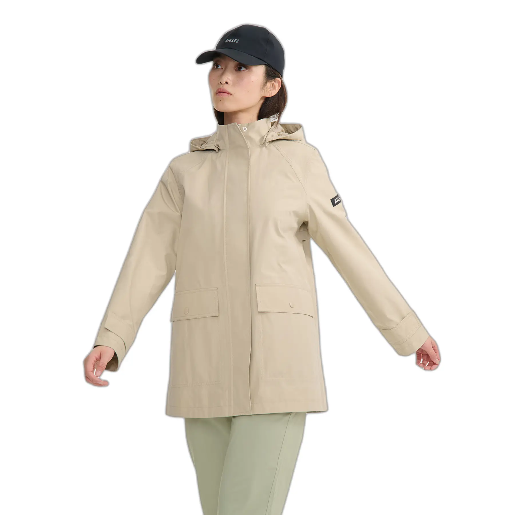 3246579639273 - Mitels langer wasserdichter Damenmantel Gore-Tex