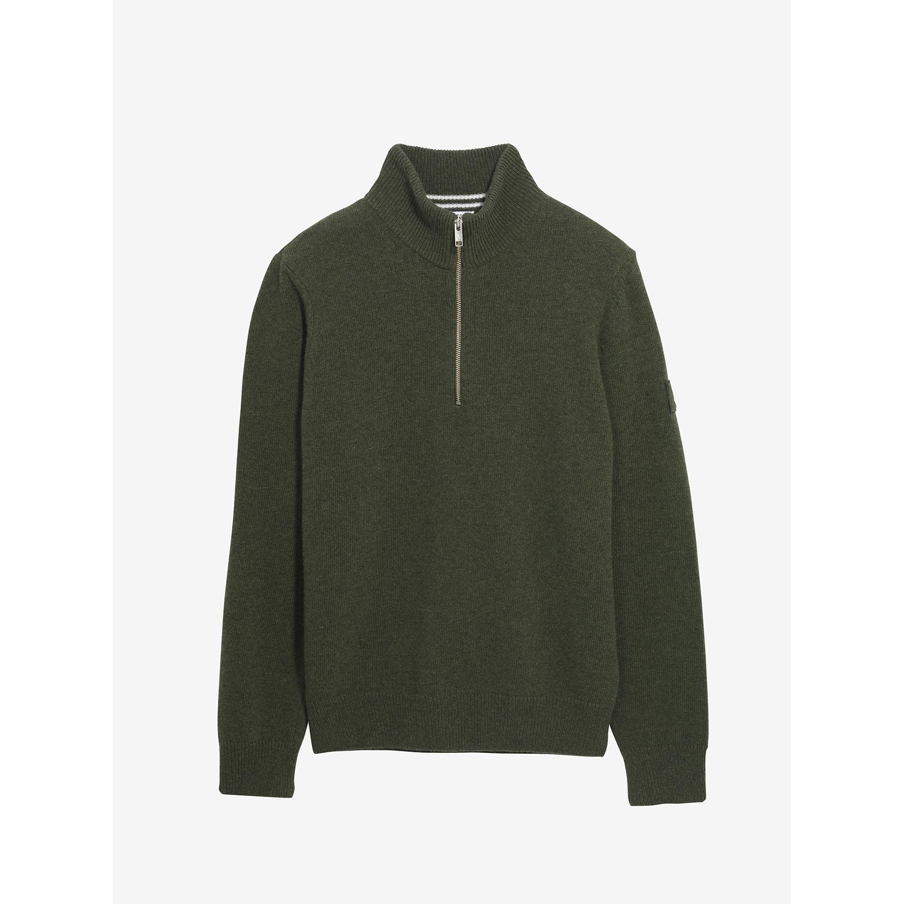 3246579769406 - Pullover mit Stehkragen und Halbreißverschluss aus Polyamid-Wolle Esssential