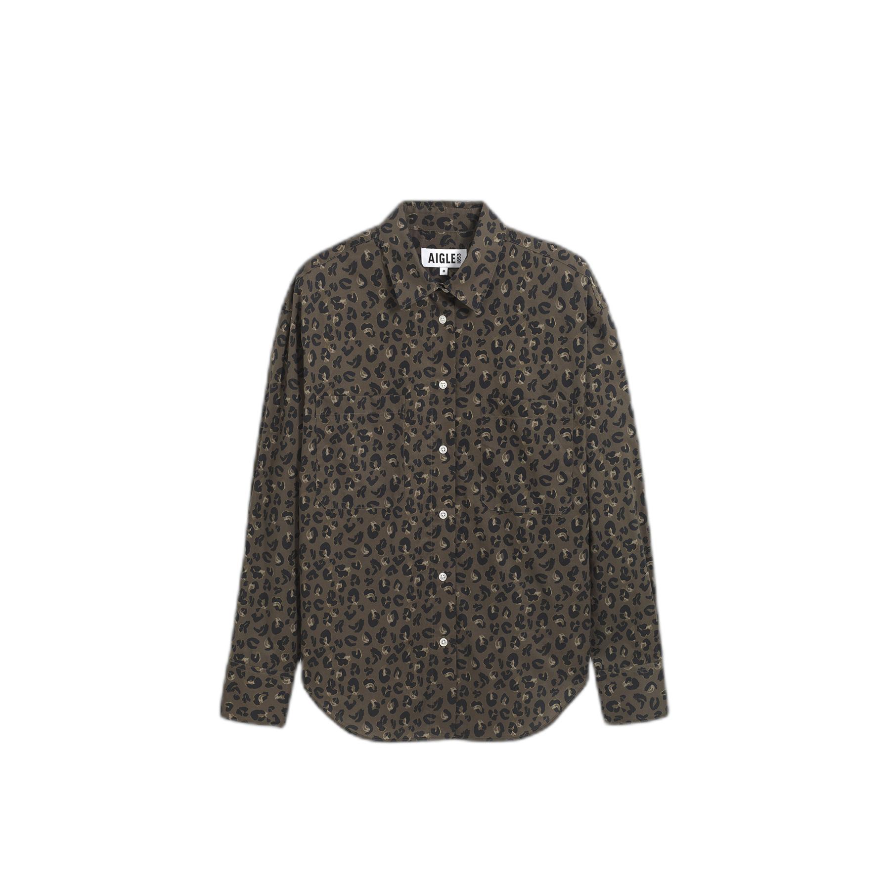 3246579876807 - Damen Langarmshirt aus Baumwolle Aigle 3246579876807 - Damen Langarmshirt aus Baumwolle Aigle