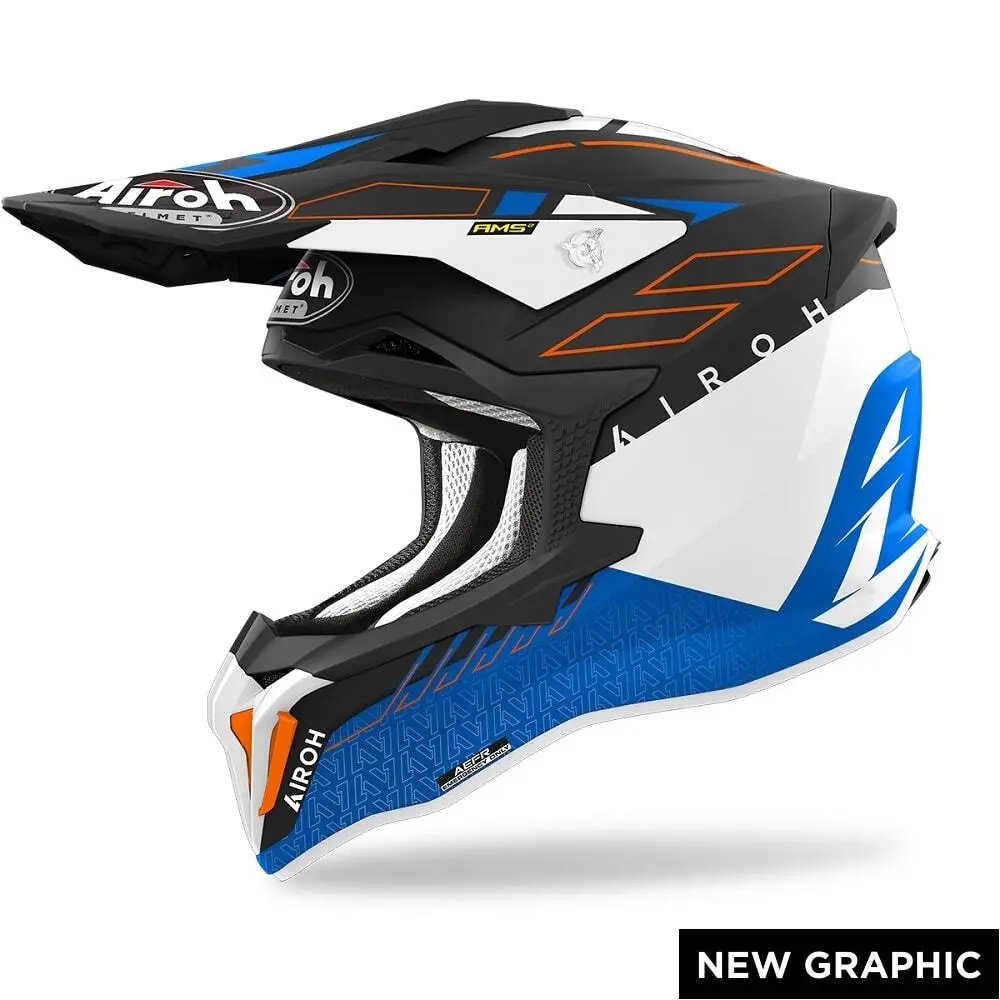 Motorrad-Crosshelm Airoh Strycker Skin