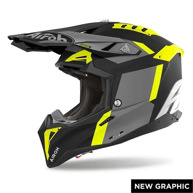 Motorrad-Crosshelm Airoh Aviator 3 Glory