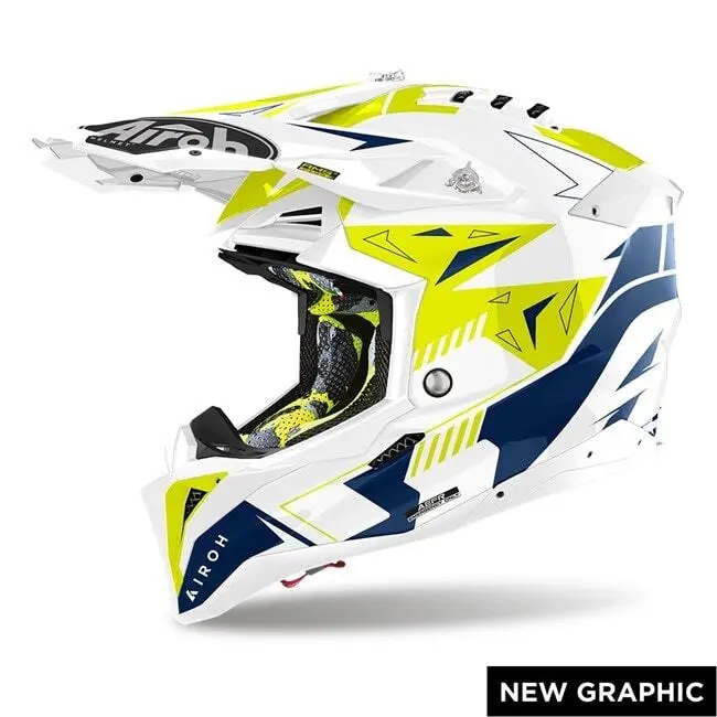 Motorrad-Crosshelm Airoh Aviator 3 Spin