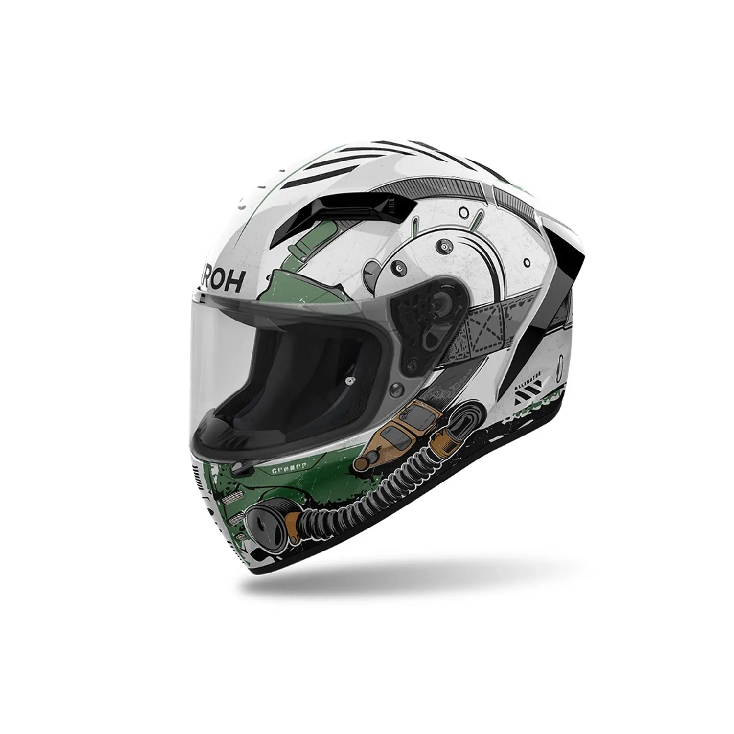 Motorrad-Integralhelm Airoh Connor Alligator