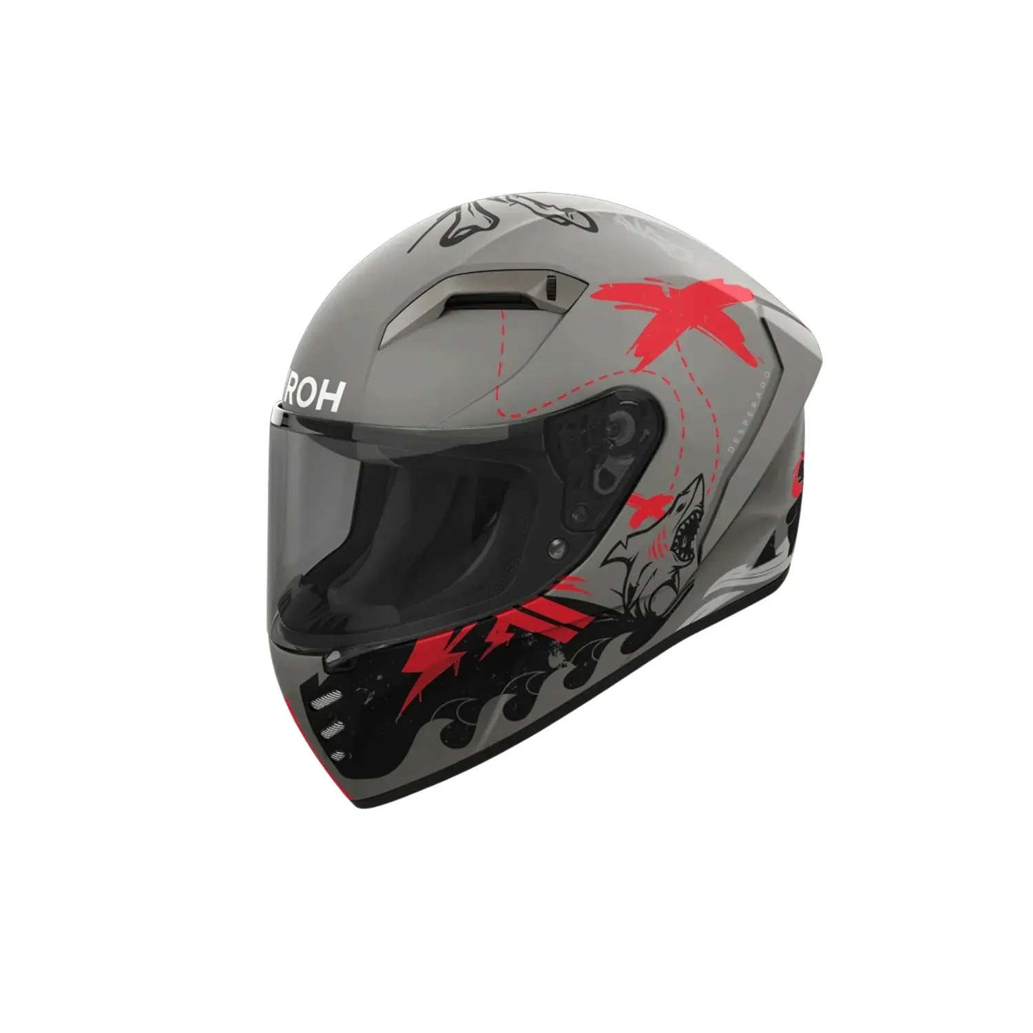 Motorrad-Integralhelm Airoh Connor Desperado