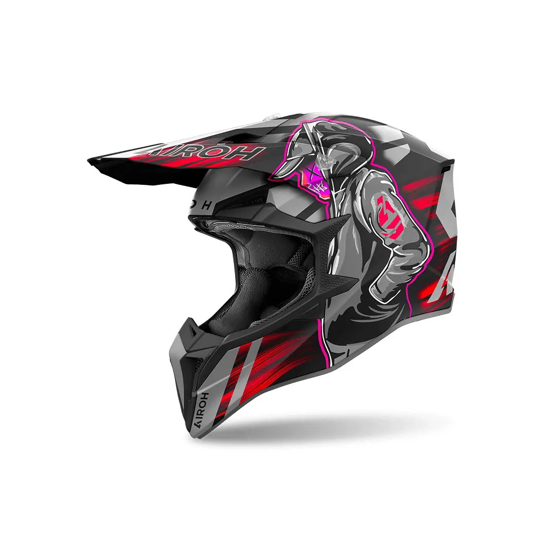 Motorrad-Crosshelm Airoh Wraaap Cyber