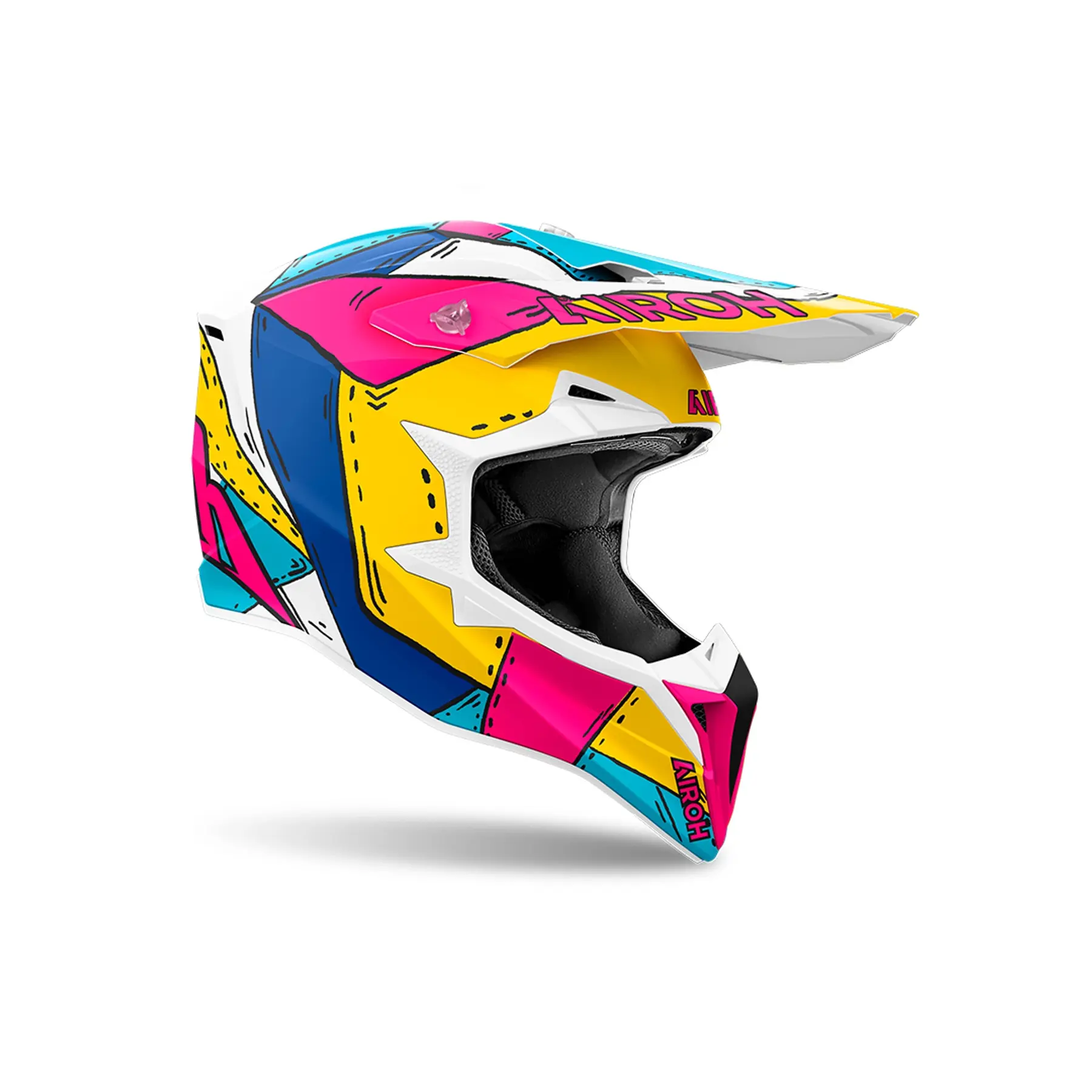 Motorrad-Cross-Helm Airoh Wraaap Paint