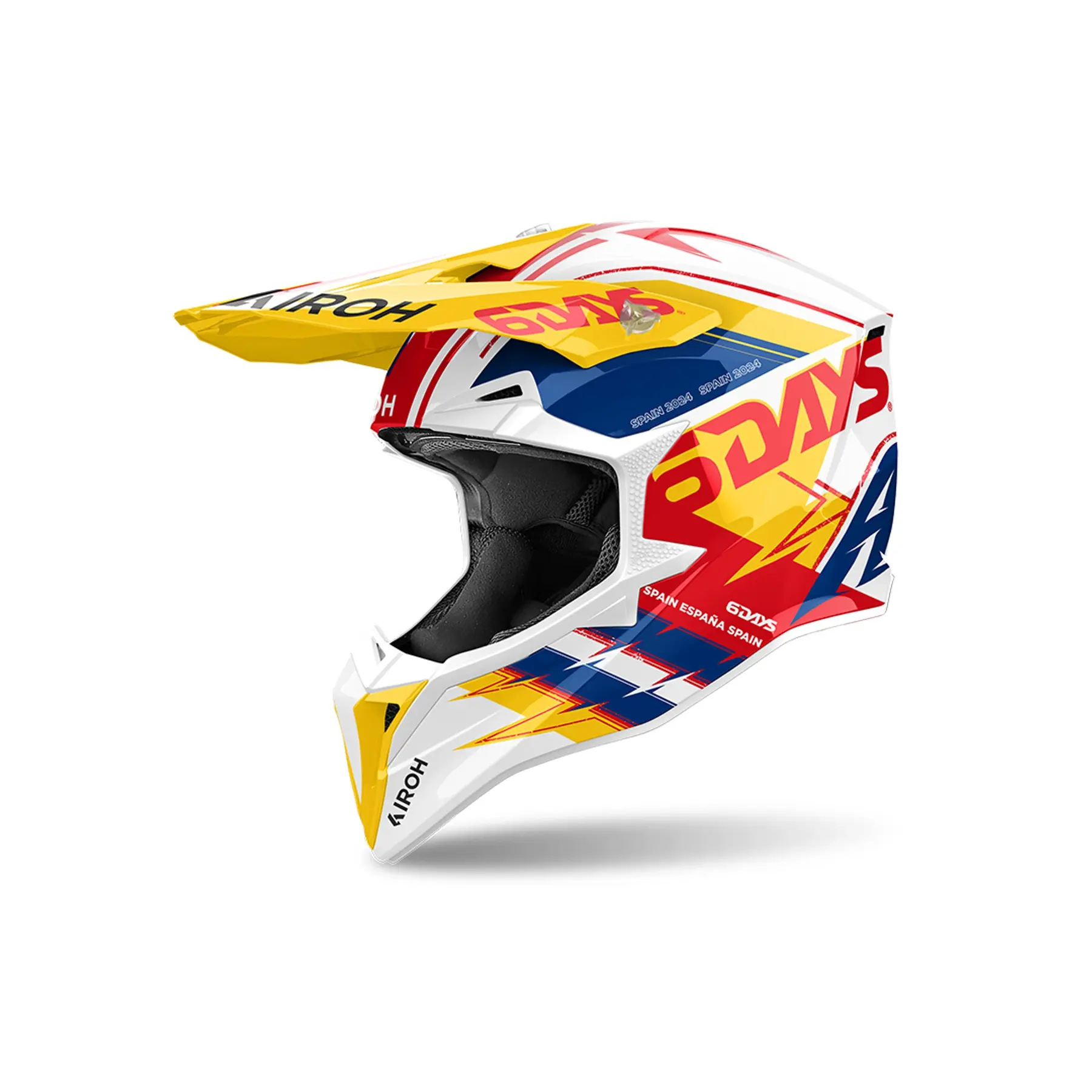 Motorrad-Cross-Helm Airoh Wraaap 6Days ® Spain 2024 Gloss