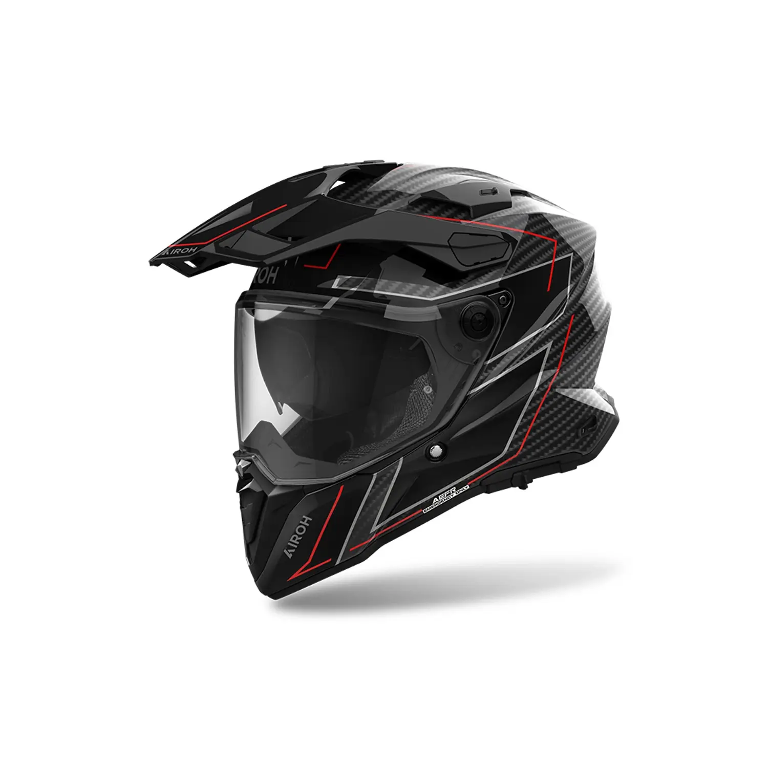 Motorrad-Integralhelm Airoh Commander 2 Carbon Stylish