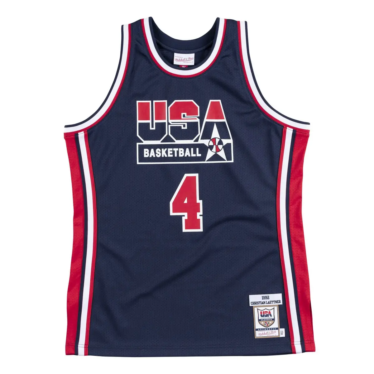 0697589081553 - Authentisches Team USA Trikot Christian Laettner