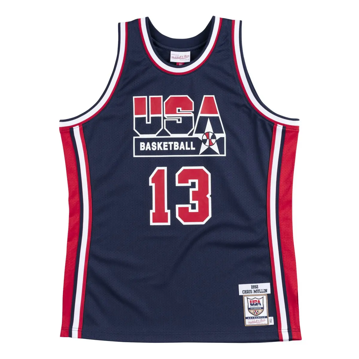 0697589081737 - Authentisches Team USA Trikot Chris Mullin