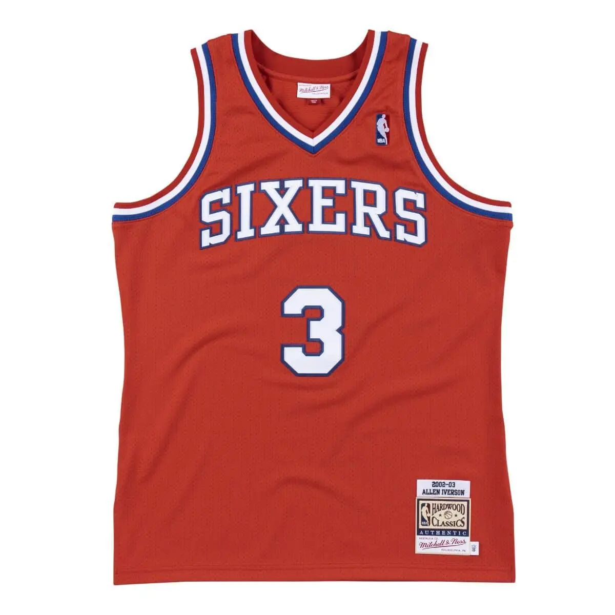 0697589082475 - Authentisches NBA-Trikot Philadelphia 76ers Allen Iverson 2002 03