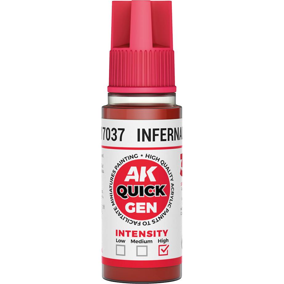 8435568349513 - INFERNAL RED 18 ml - QUICK GEN