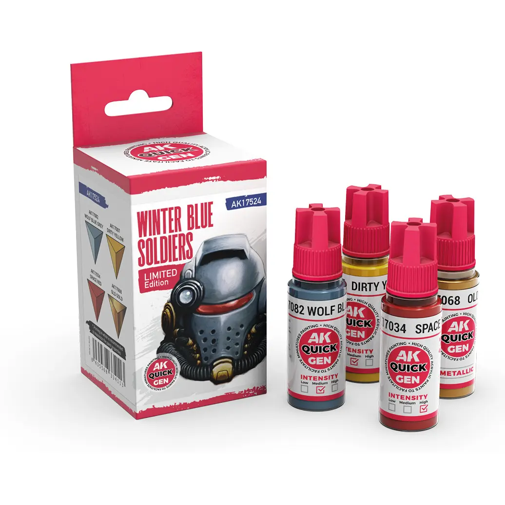 Comparer les prix de Set de peintures acryliques AK Interactive Quick Gen (x4)