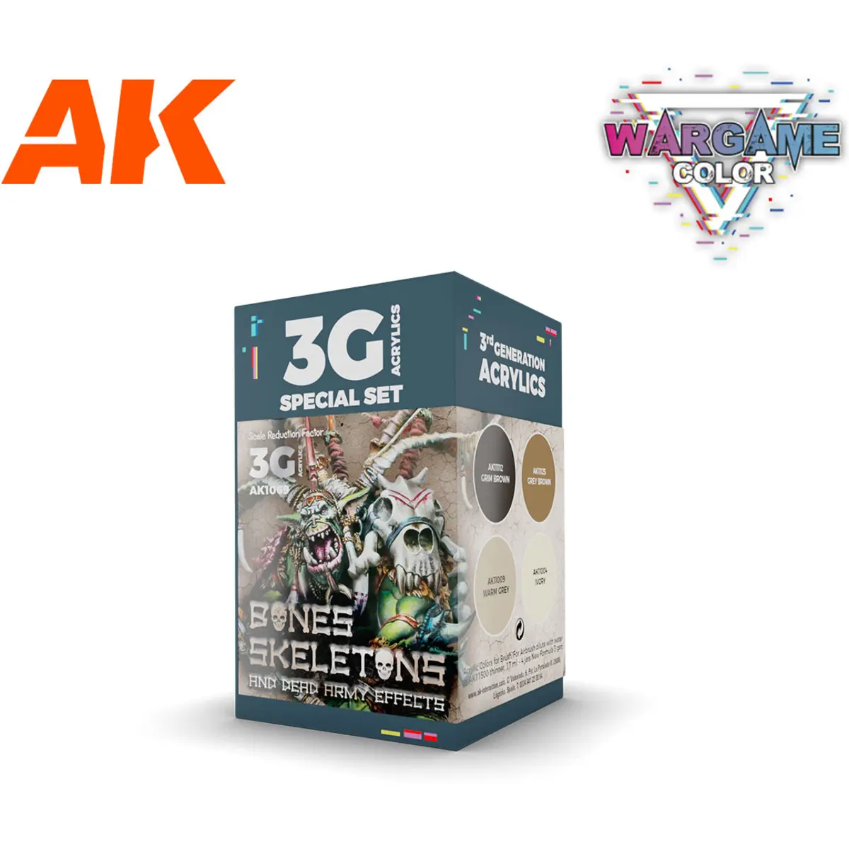 8435568328563 - WARGAME COLOR SET BONES AND SKELETONS