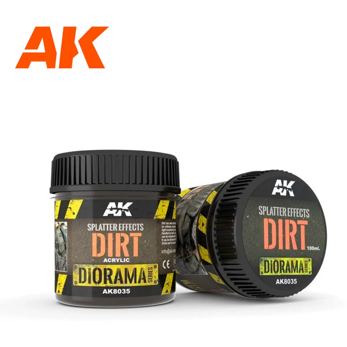 Modellfarbe AK Interactive Dioramas Splatter Dirt Effects