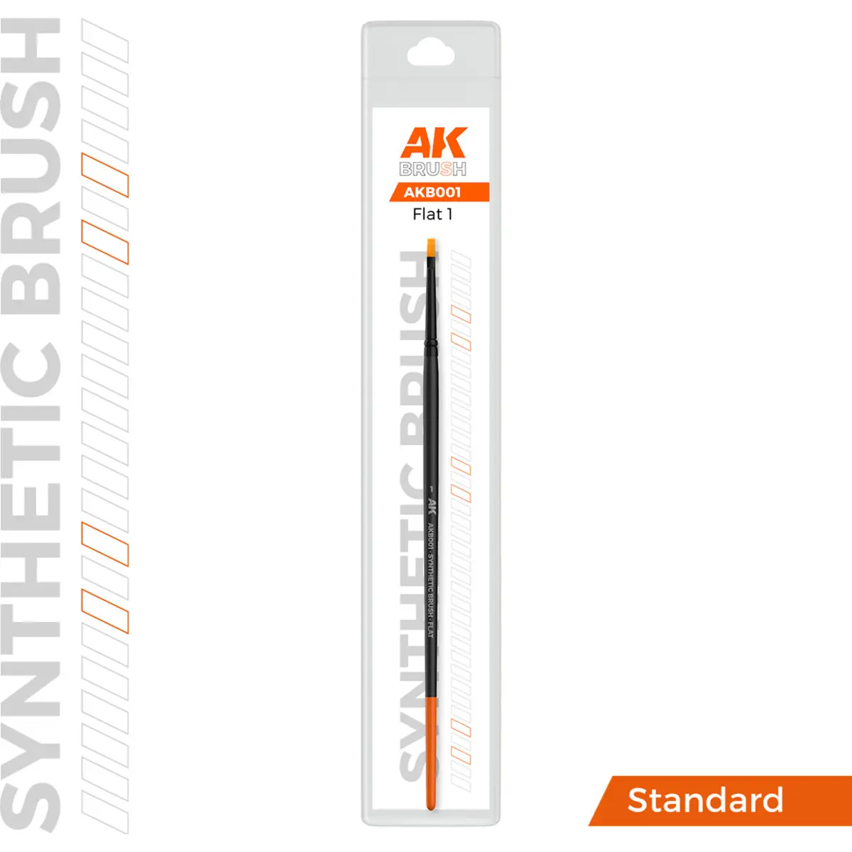 Comparer les prix de Pinceau synthétique AK Interactive Flat taille 1