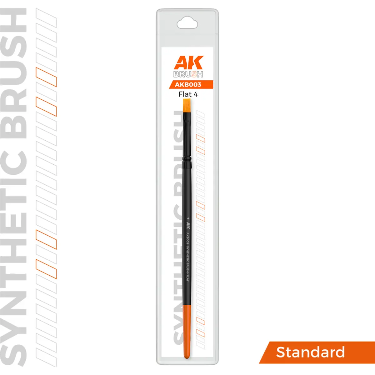 Meilleurs prix pour Pinceau synthétique AK Interactive Flat taille 4