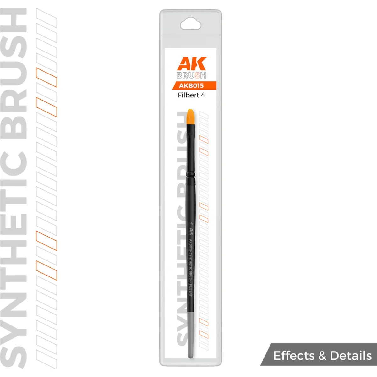Comparer les prix de Pinceau synthétique AK Interactive Filbert 4