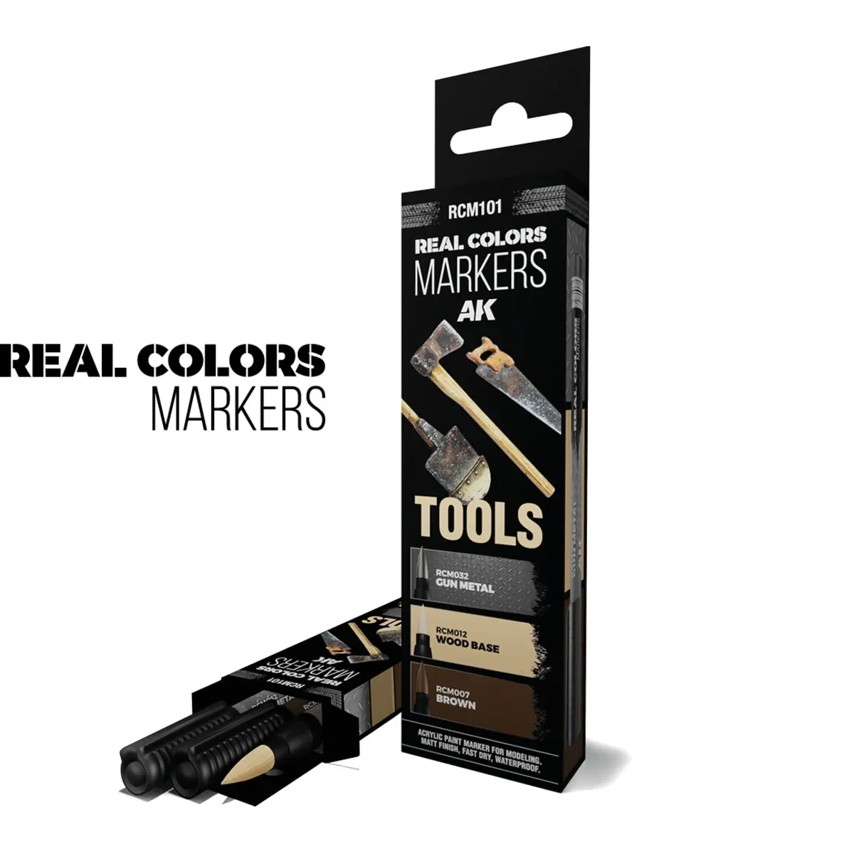 8435568339125 - TOOLS - SET 3 REAL COLORS MARKERS