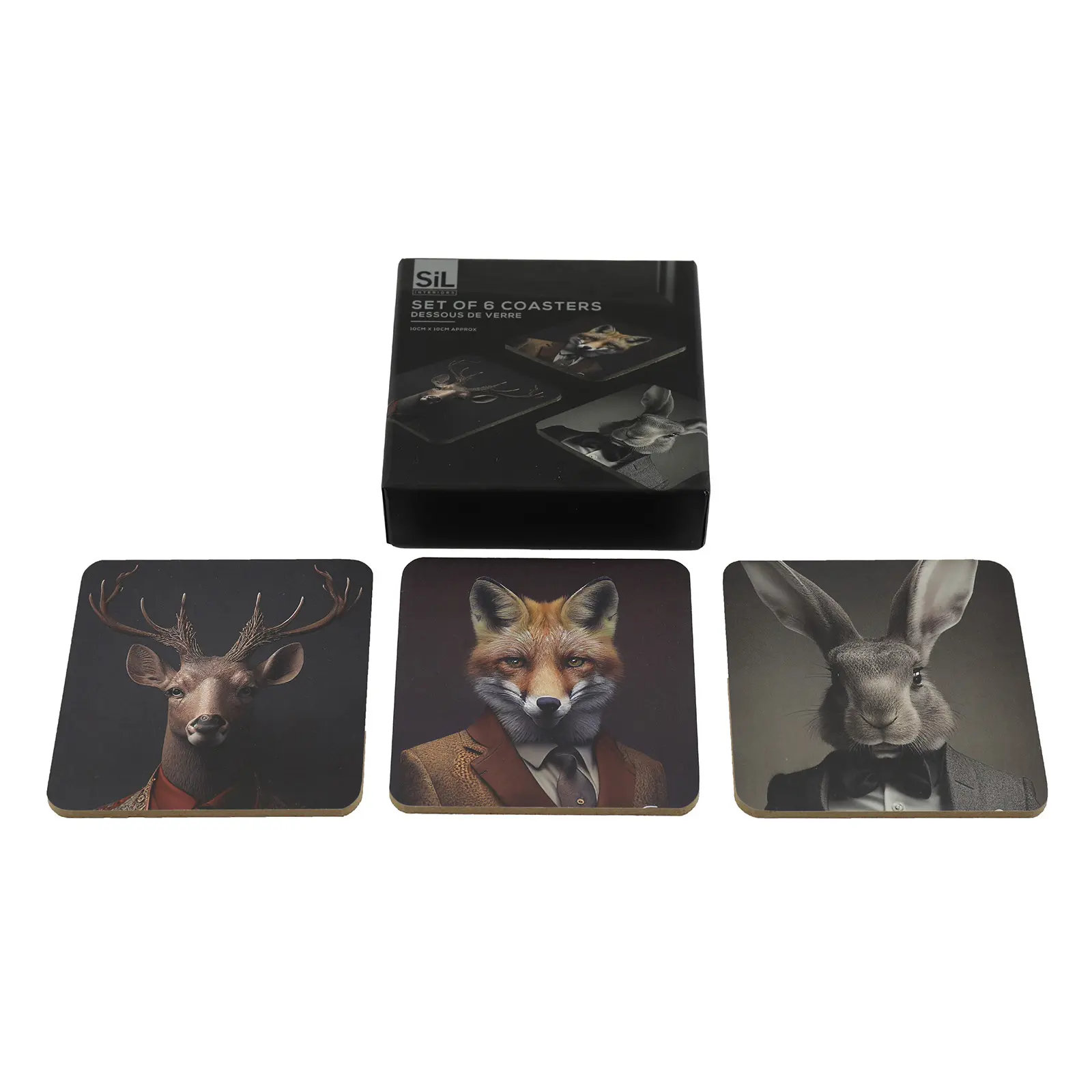 Untersetzer Akah Wild Gentlemen (x6)