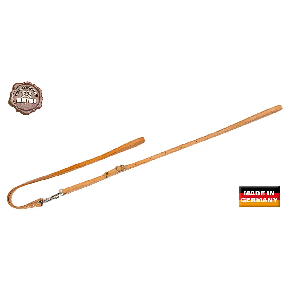 Laisse pour chien en cuir de mollèterie Akah DRSCHL 14 mm