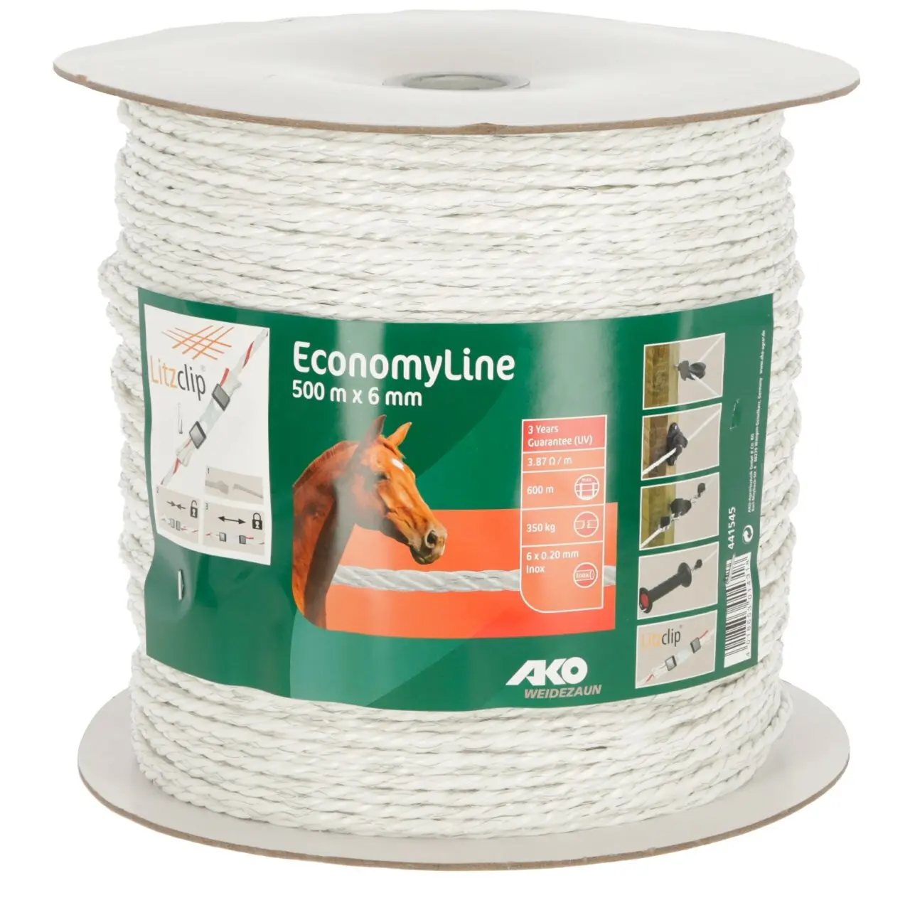 Meilleurs prix pour Cordon pour clôture acie inox Ako EconomyLine