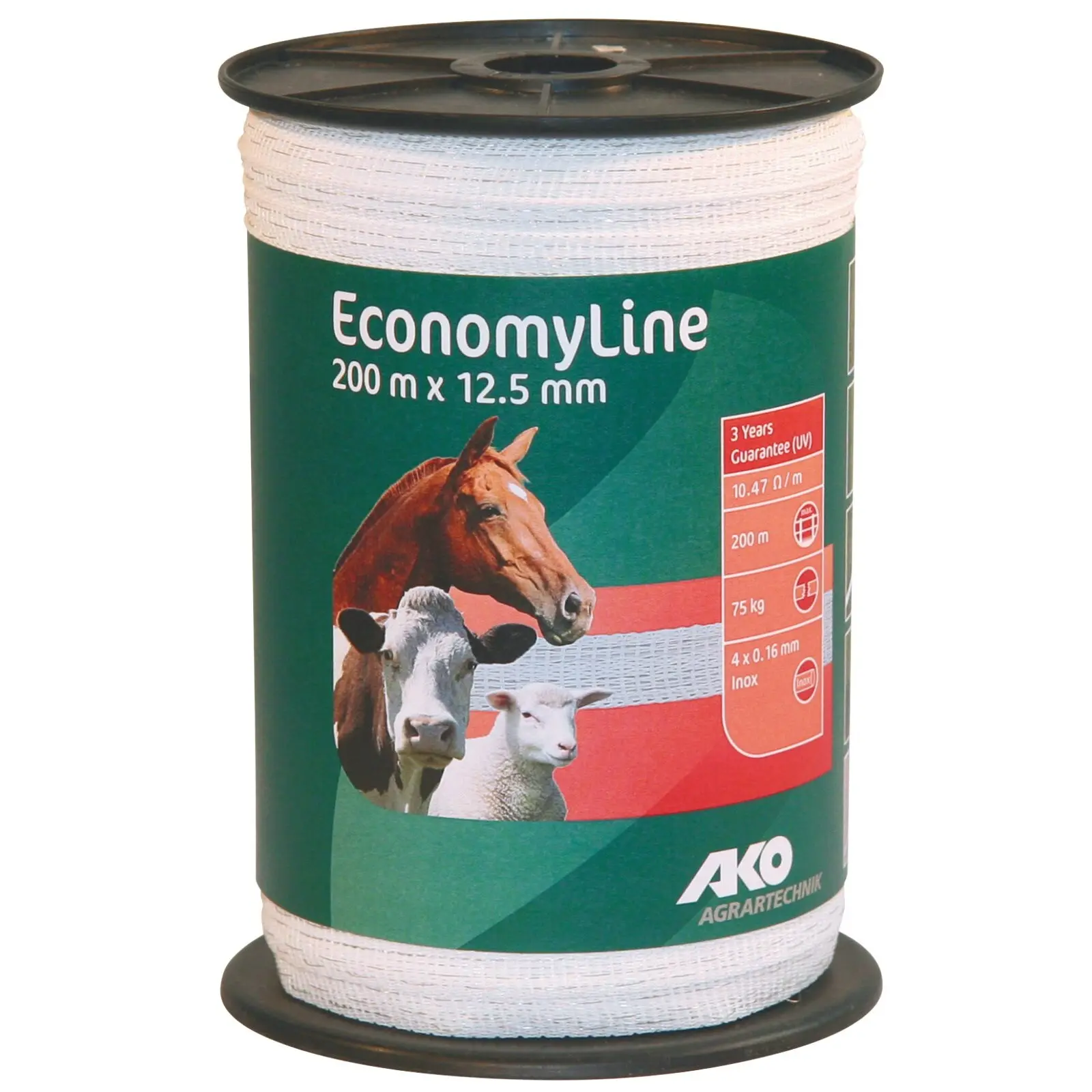 Meilleurs prix pour Ruban de clôture électrique 200 m blanc ako