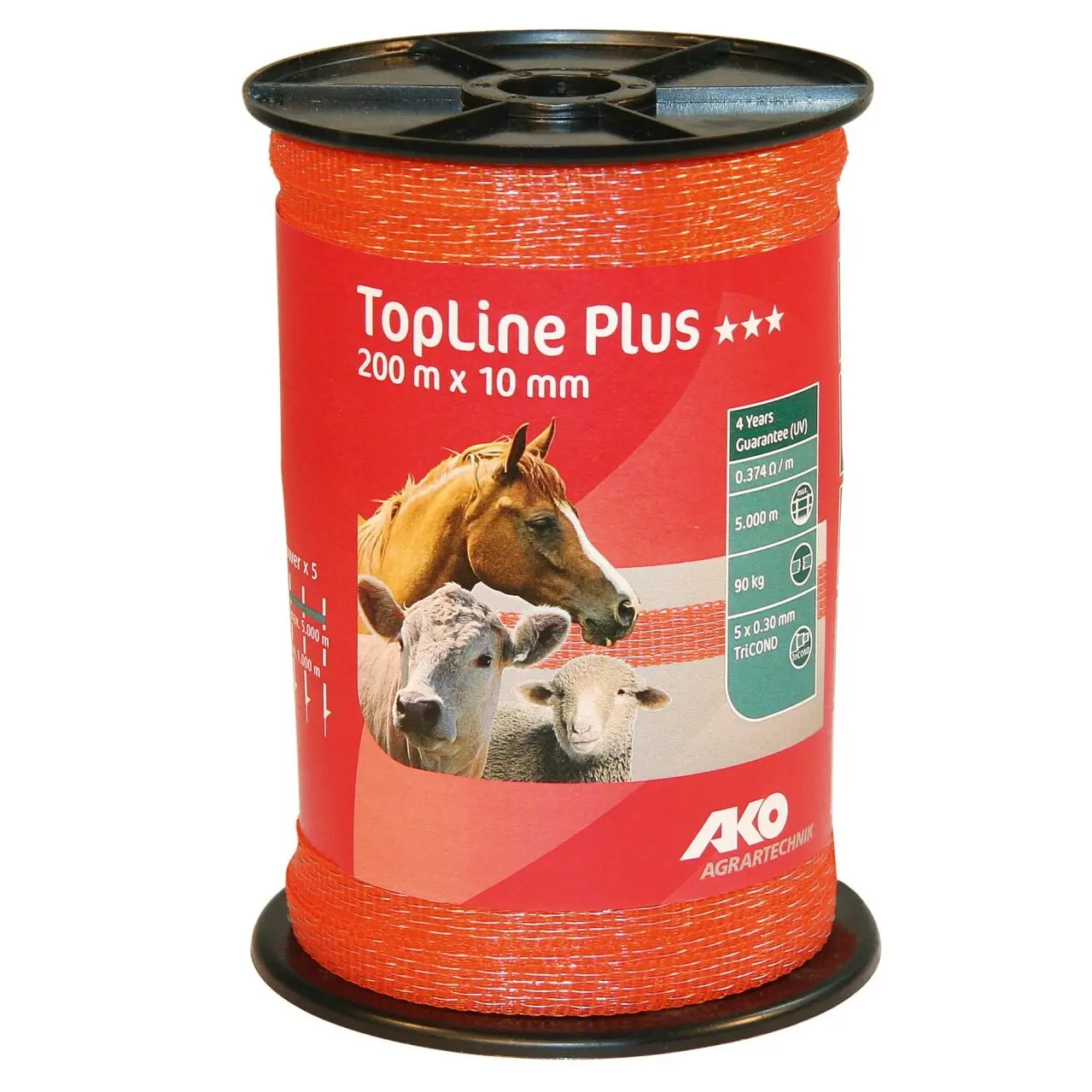 Ako Orange Fence Tape Topline Plus