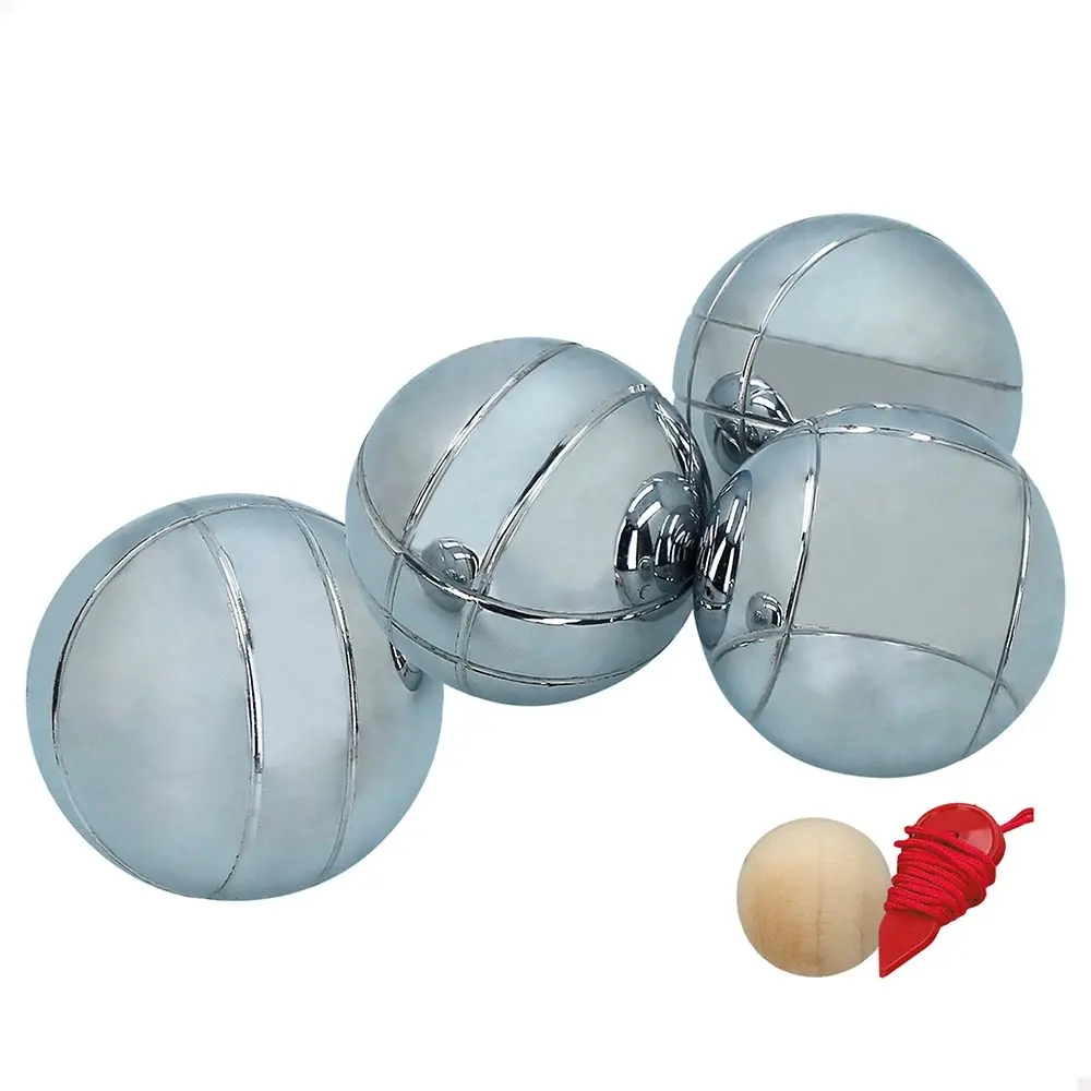 Gesellschaftsspiele 4 Kugeln Boule Transporttasche Aktive