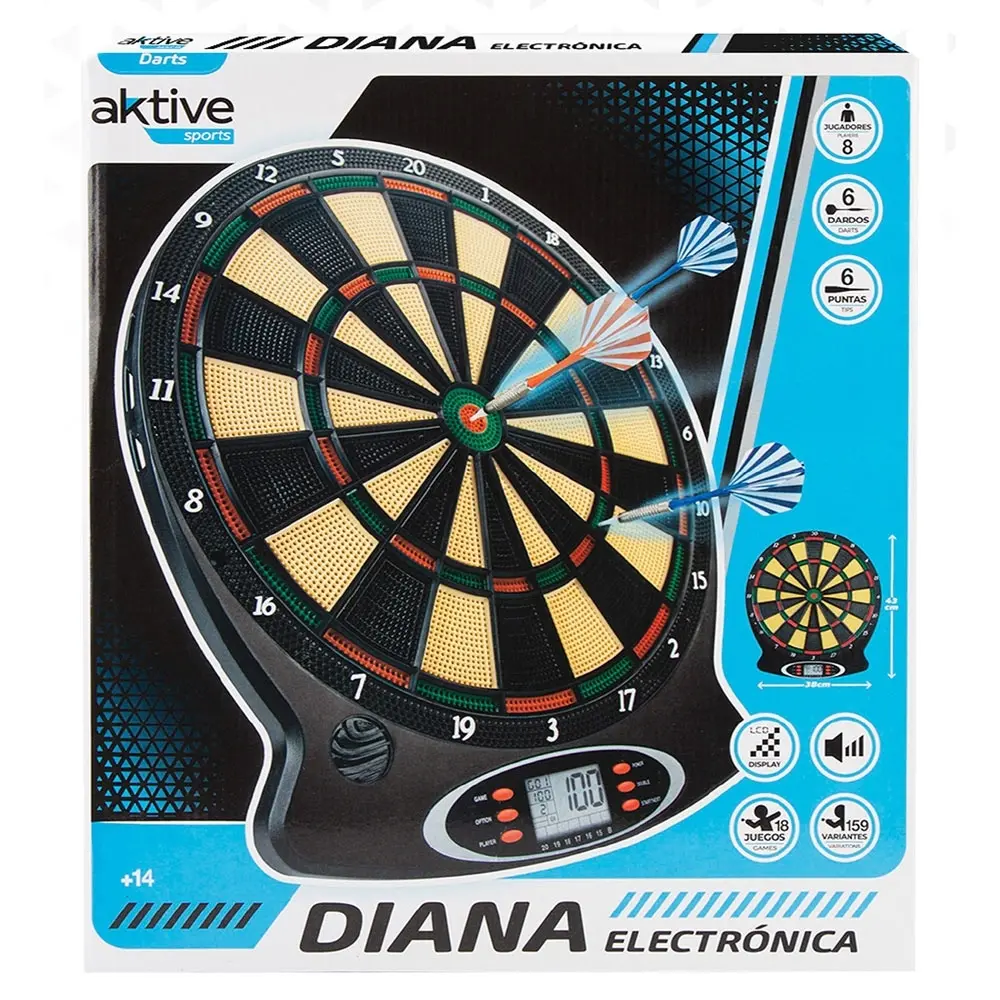 Elektronische Multifunktions-Dartscheibe Aktive
