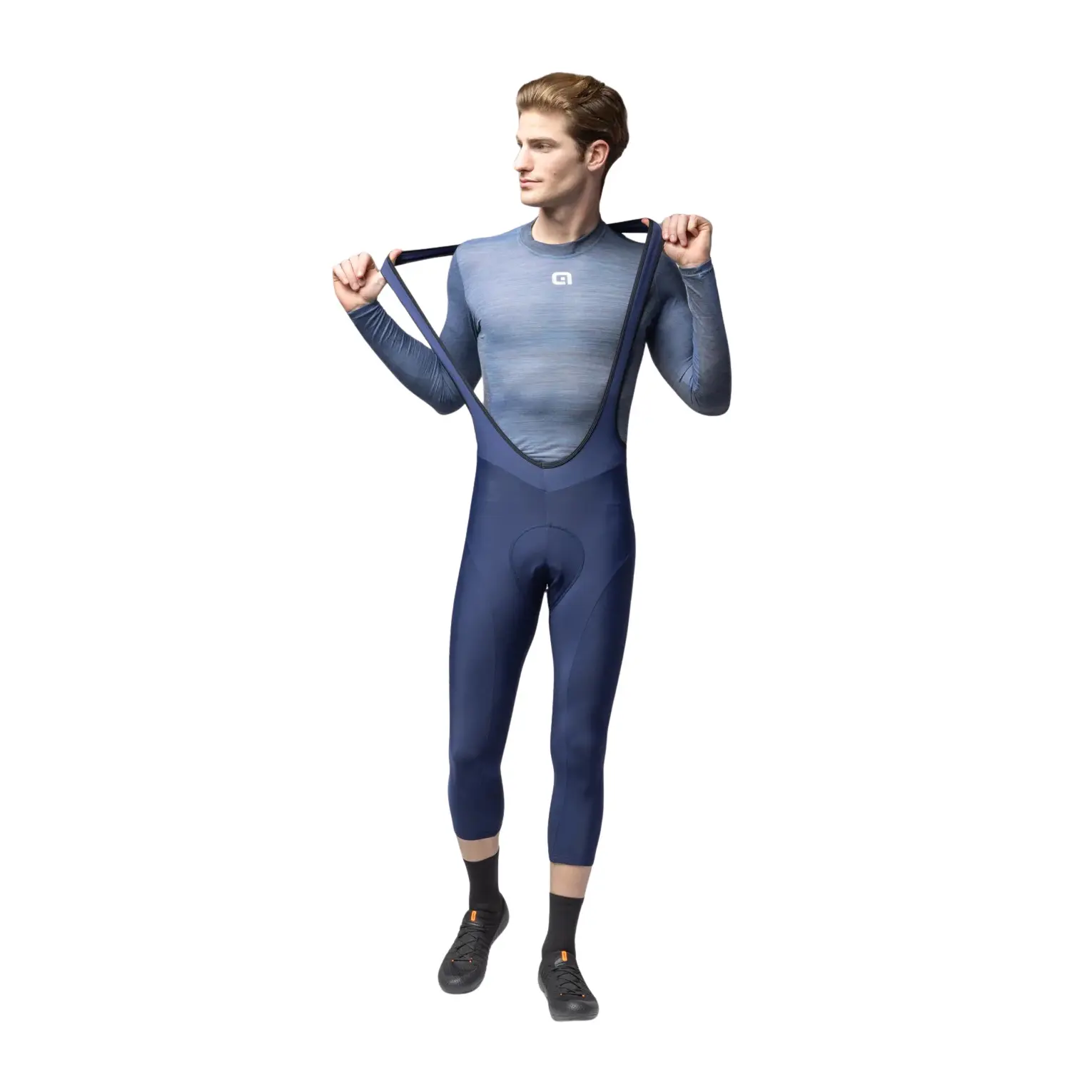 3/4-Trägerhose Alé Solid Winter