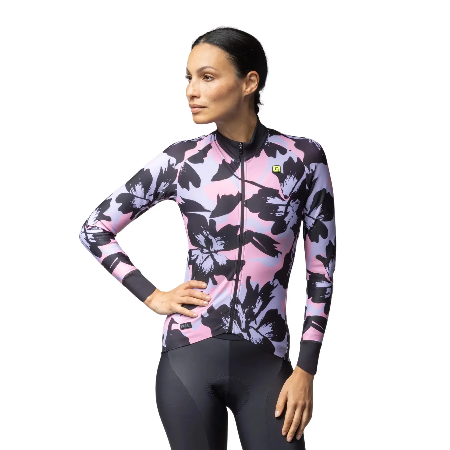 Langarmtrikot für Damen Alé PR-E Flower