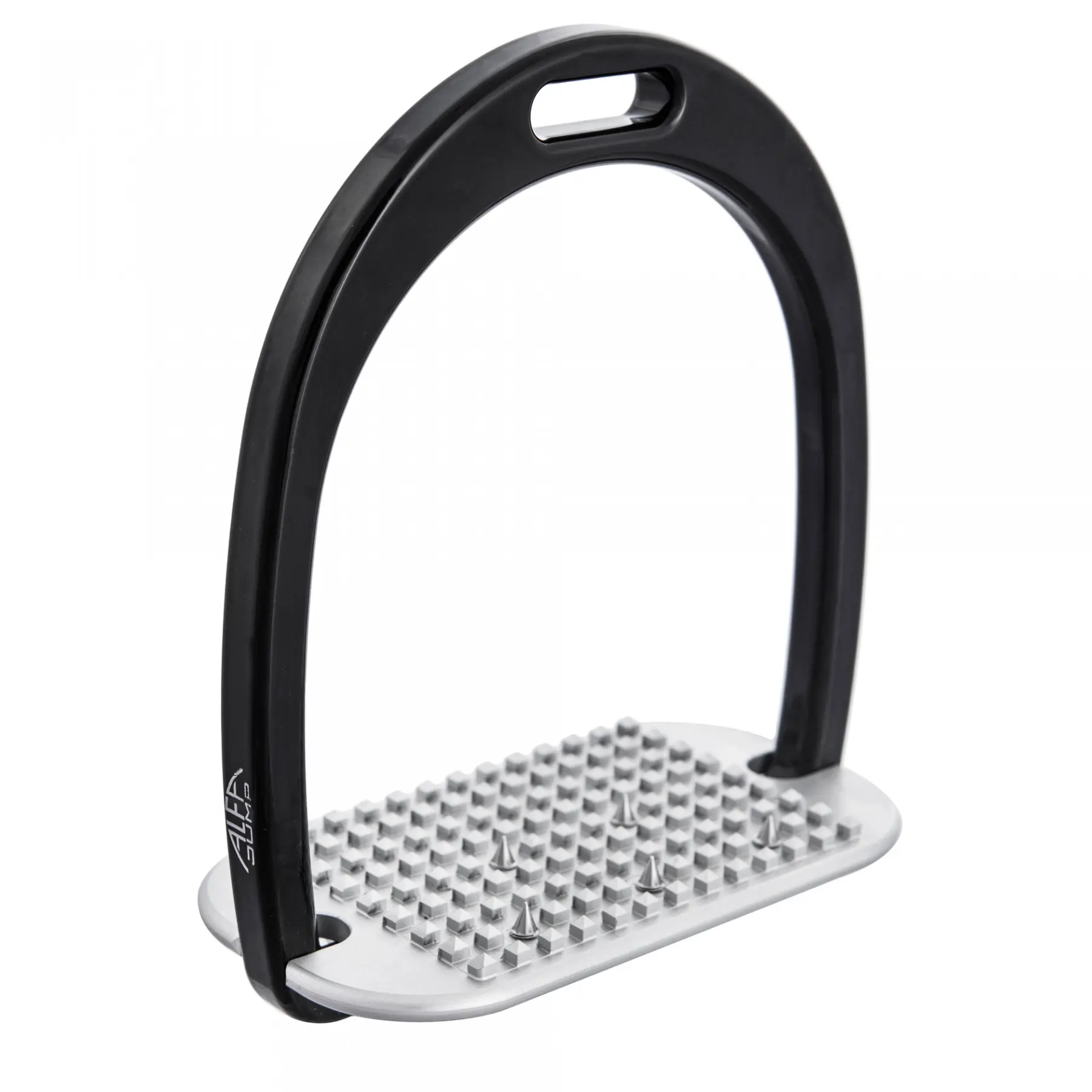 Meilleurs prix pour Étriers aluminium classique plancher plat avec pointes inox enfant Alfa Jump