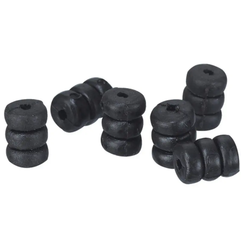 Alhonga Satz von 200 O-Ringen für Fahrradkabel aus thermoplastischem Gummi TPR Unisex