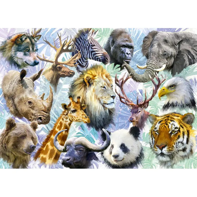 3667232500097 - Puzzle mit 500 Teilen Animaux Sauvages