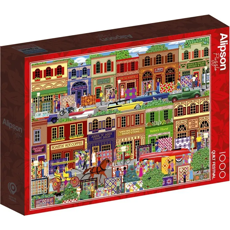3667232500363 - Puzzle mit 1000 Teilen Batiments Colores
