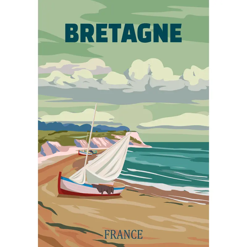 3667232500943 - Puzzle mit 500 Teilen Bretagne Vintage