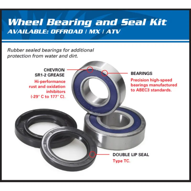 Vorderradlager-Kit All Balls Racing Suzuki Dr-z 125 L/dr125 Se