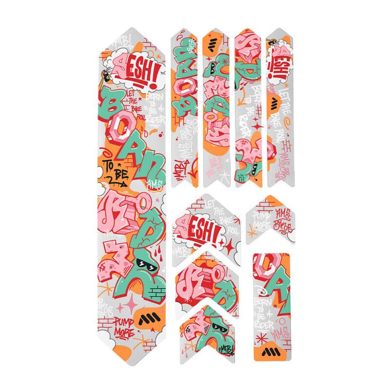 Velo Store - UK Frame protection kit All Mountain Style Extra Born to Be Rider | Extra 10% off with Subscription, Postage £16.79 to UK Fedex.