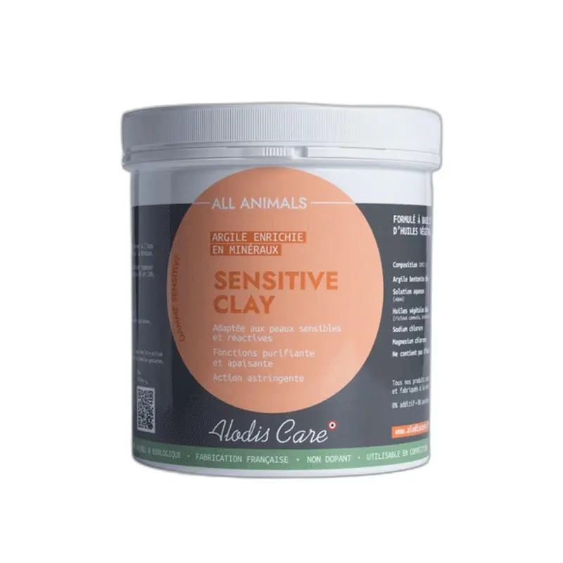 Argile pour peaux réactives cheval Alodis Care Sensitive Clay